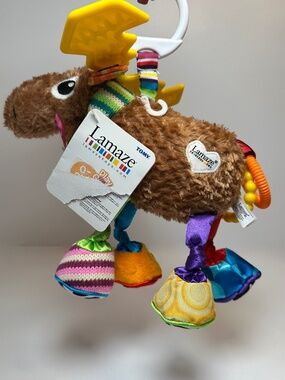 Lamaze Mortimer the Moose Clip Toy NWT Baby Sensory Plush